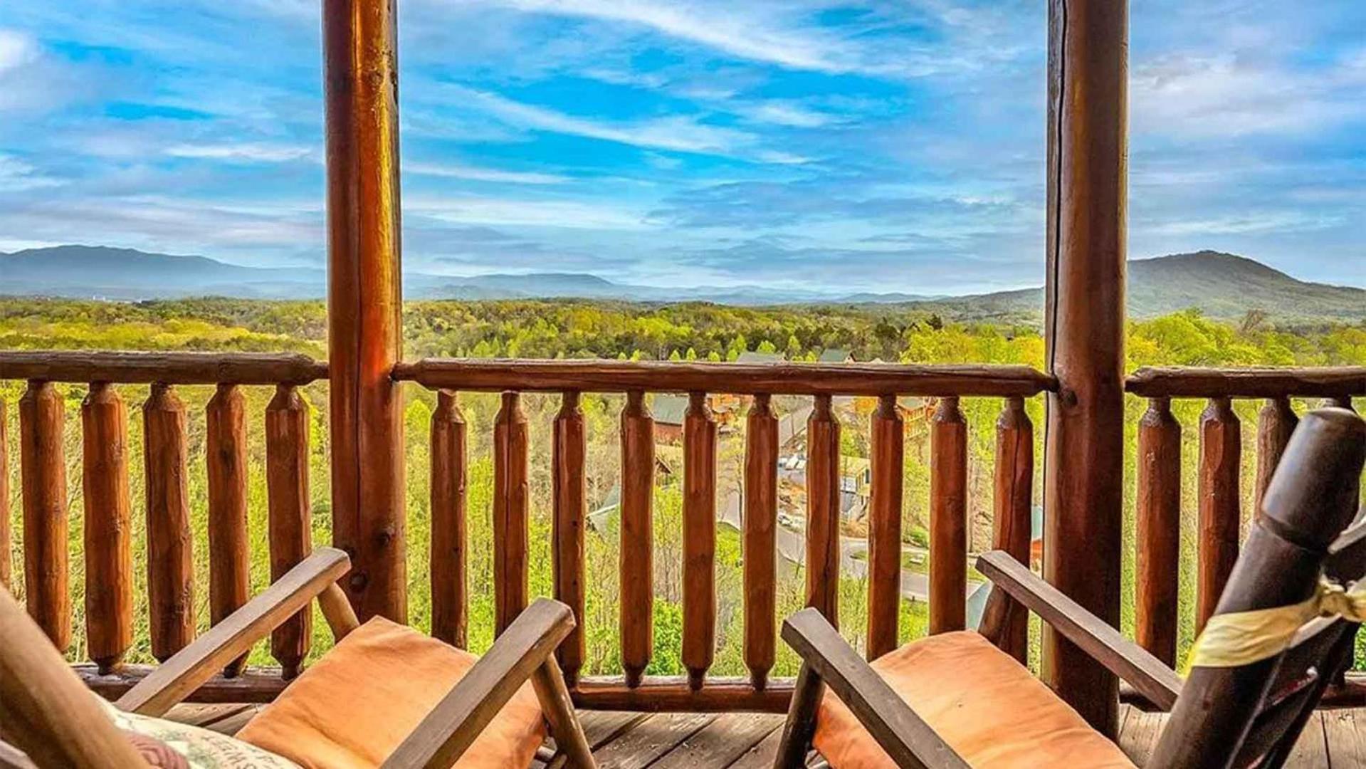 فيلا New Majestic 5 Star Amazing View, Pool, Hot Tub! بيدجن فورج المظهر الخارجي الصورة